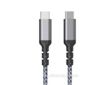 60W USB-3.0/3.1 USB-C para o cabo do carregador de extensão tipo C